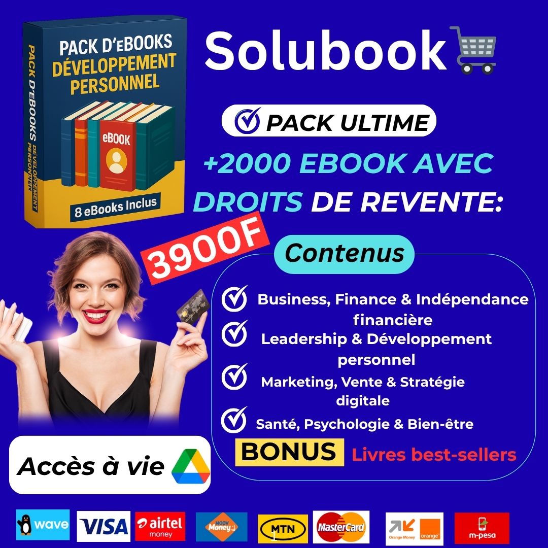 Pack Ultime +2000 eBooks avec droits de revente