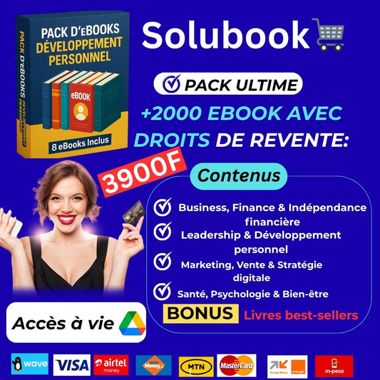 Pack Ultime +2000 eBooks avec droits de revente